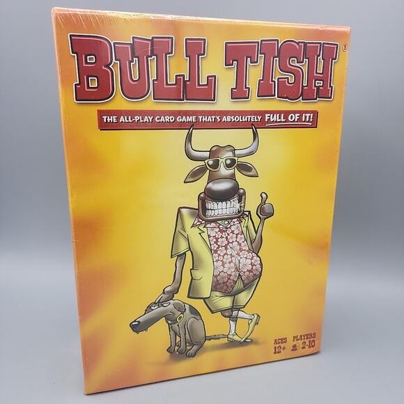 Bull Tish The All-Play Card Game That's Absolutely Full of IT! 2-10 Players New - Picture 1 of 8